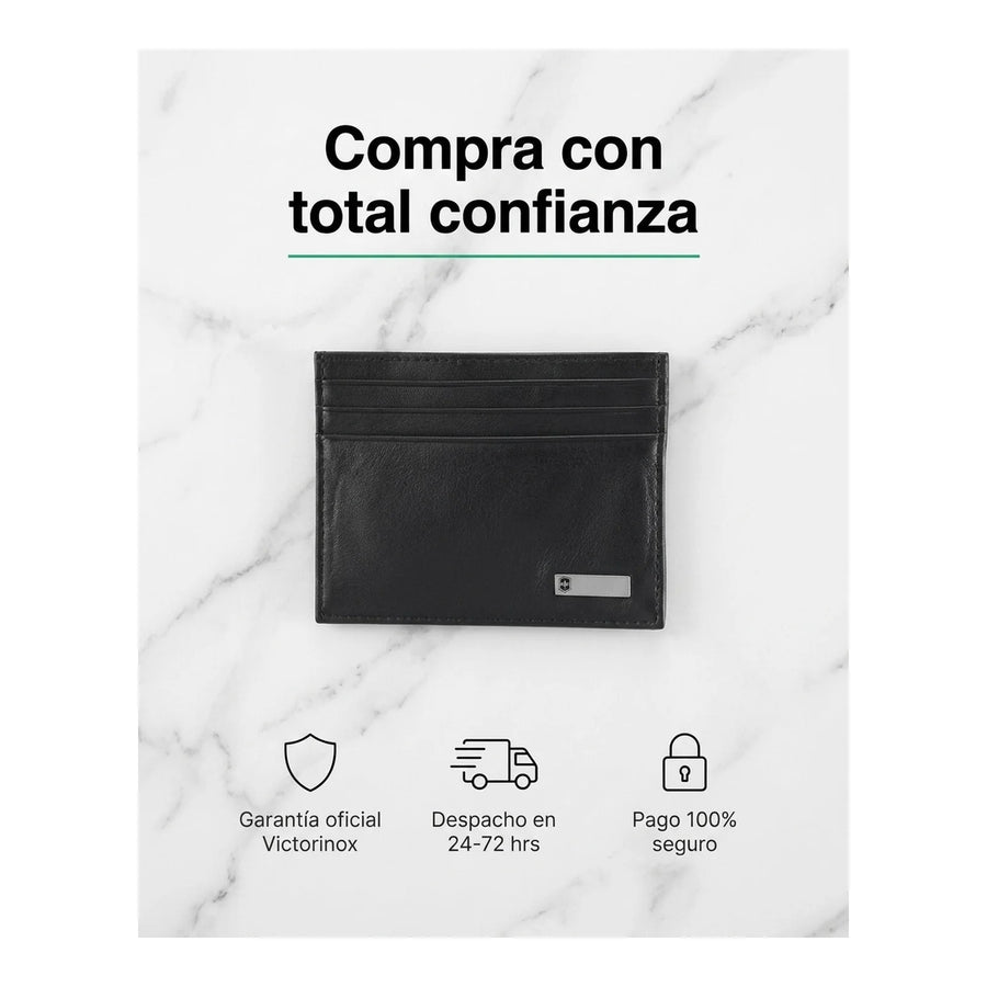 Tarjetero + Clip Victorinox Altius 3.0 Rome Black 30163001