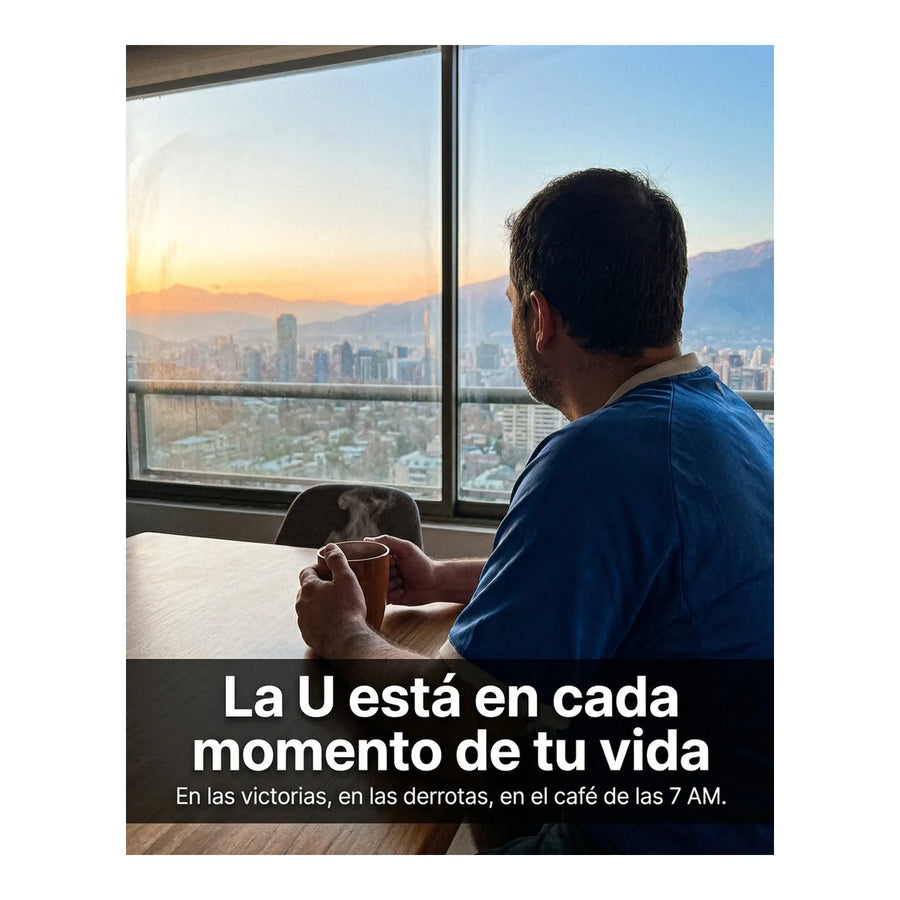 Tazón Mug Clásico U De Chile Uch Vaso Café Té Premium Coffee