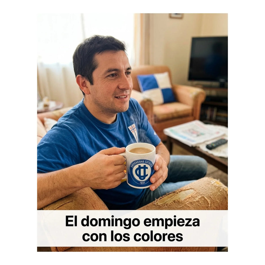 Tazón Mug Clásico Universidad Catolica Uc Café Té Coffee
