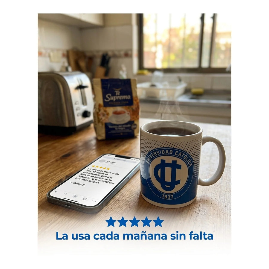 Tazón Mug Clásico Universidad Catolica Uc Café Té Coffee