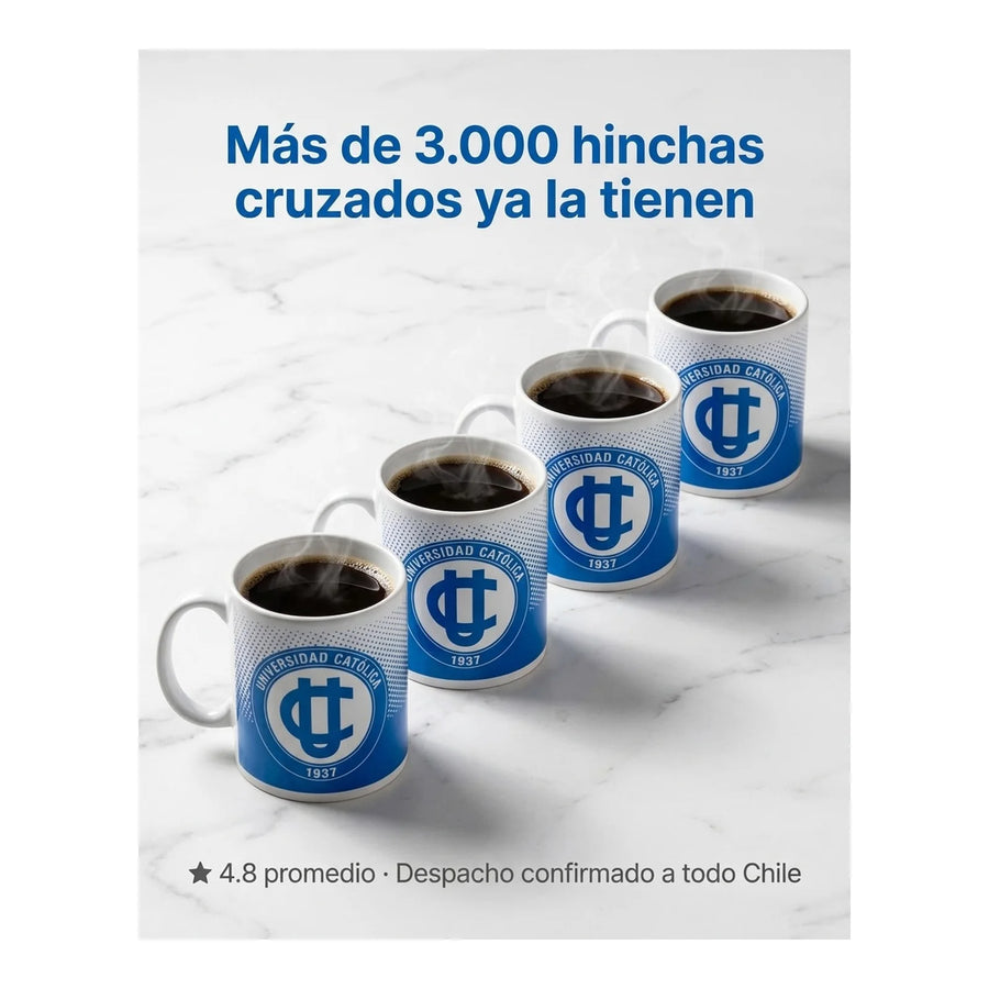 Tazón Mug Clásico Universidad Catolica Uc Café Té Coffee
