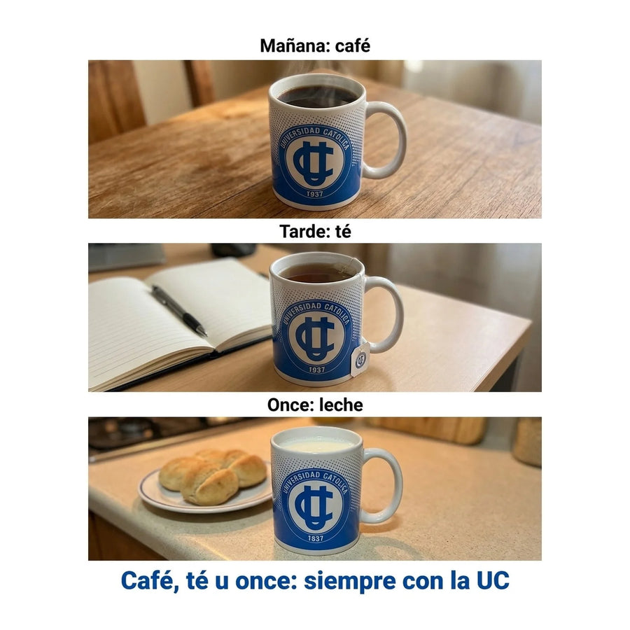 Tazón Mug Clásico Universidad Catolica Uc Café Té Coffee