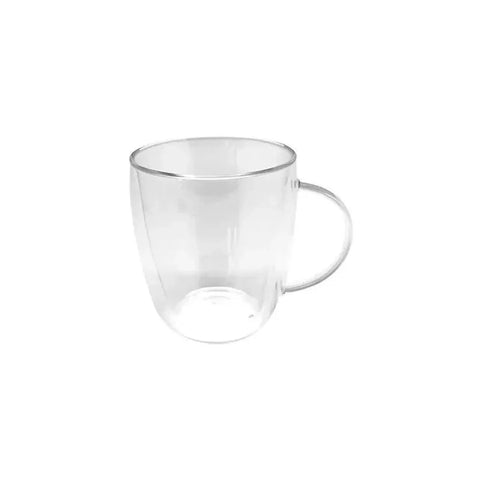 Tazon Vidrio Doble Pared 470ml Glasso Transparente Glasso