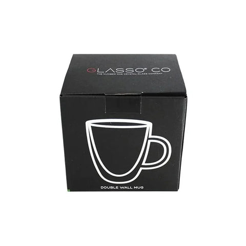 Tazon Vidrio Doble Pared 470ml Glasso Transparente Glasso