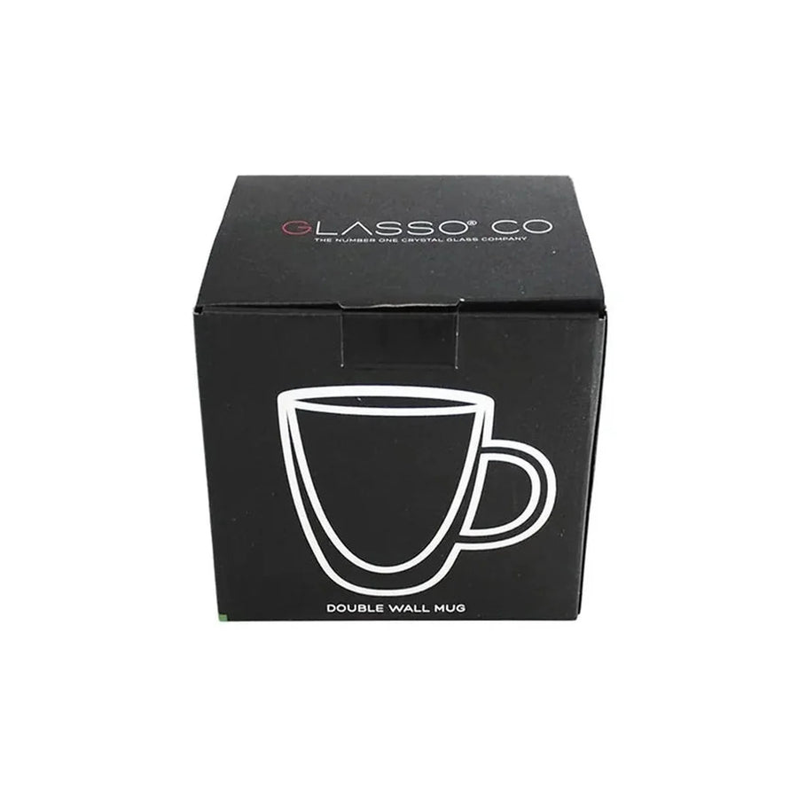 Tazon Vidrio Doble Pared 470ml Glasso Transparente Glasso