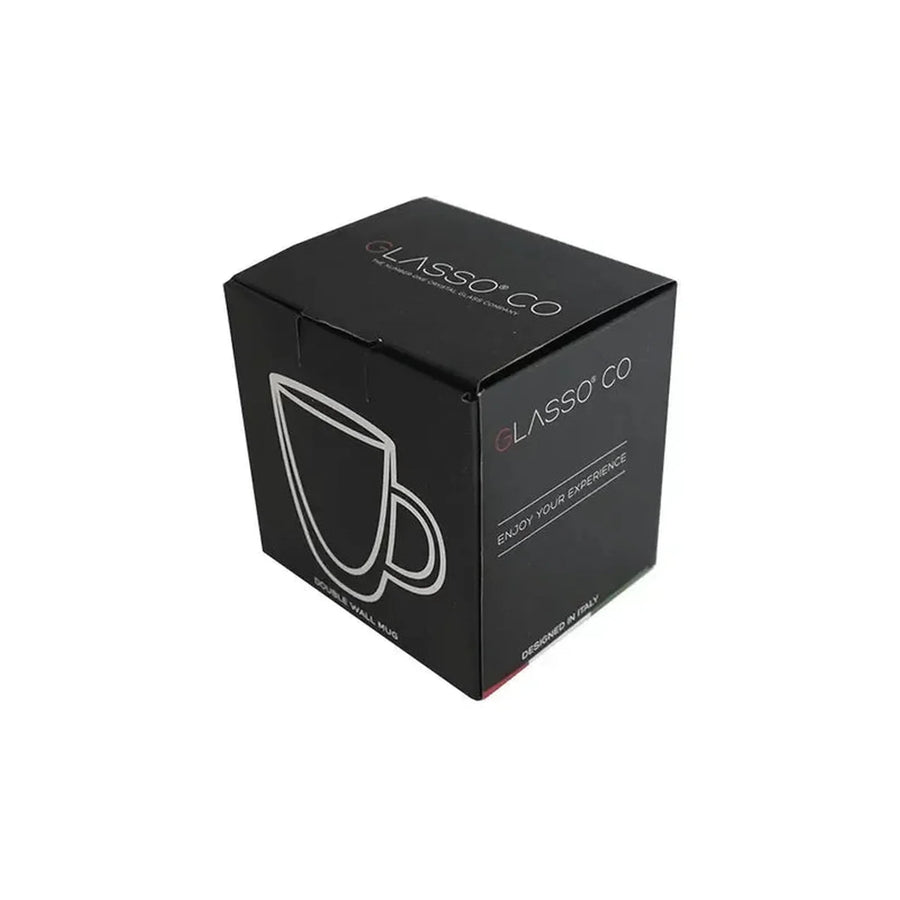 Tazon Vidrio Doble Pared 470ml Glasso Transparente Glasso