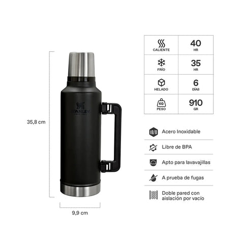 Termo 1.4 Lt Stanley Verde