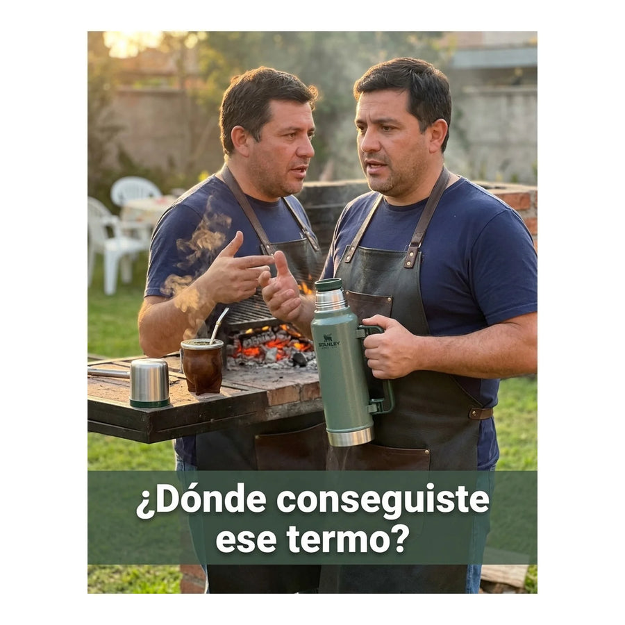 Termo 1.4 Lt Stanley Verde + Grabado Personalizado