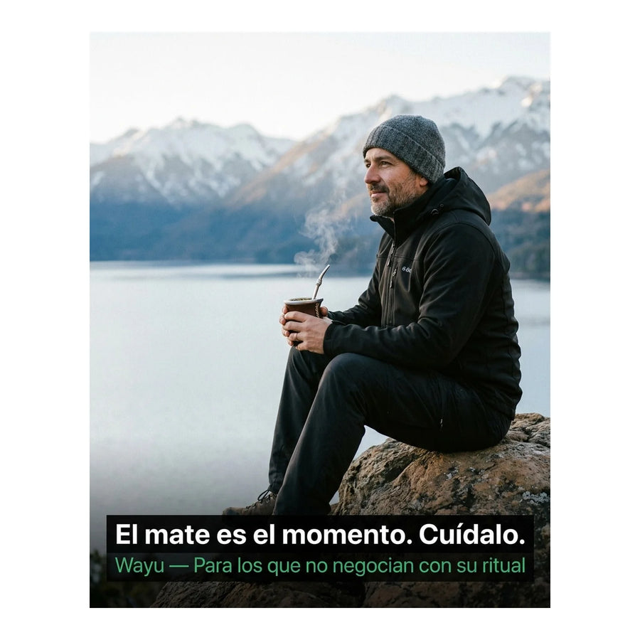 Termo Wayu Premiun De 1 Litro Agua Caliente Libre Bpa Mate + Grabado Personalizado