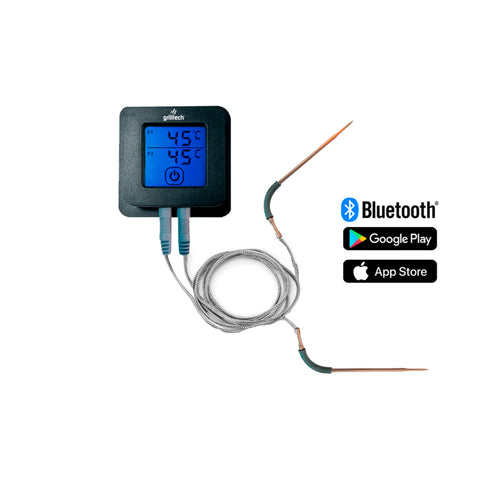 Termómetro Bluetooth Digital 2 Sondas Carne Asado Bbq