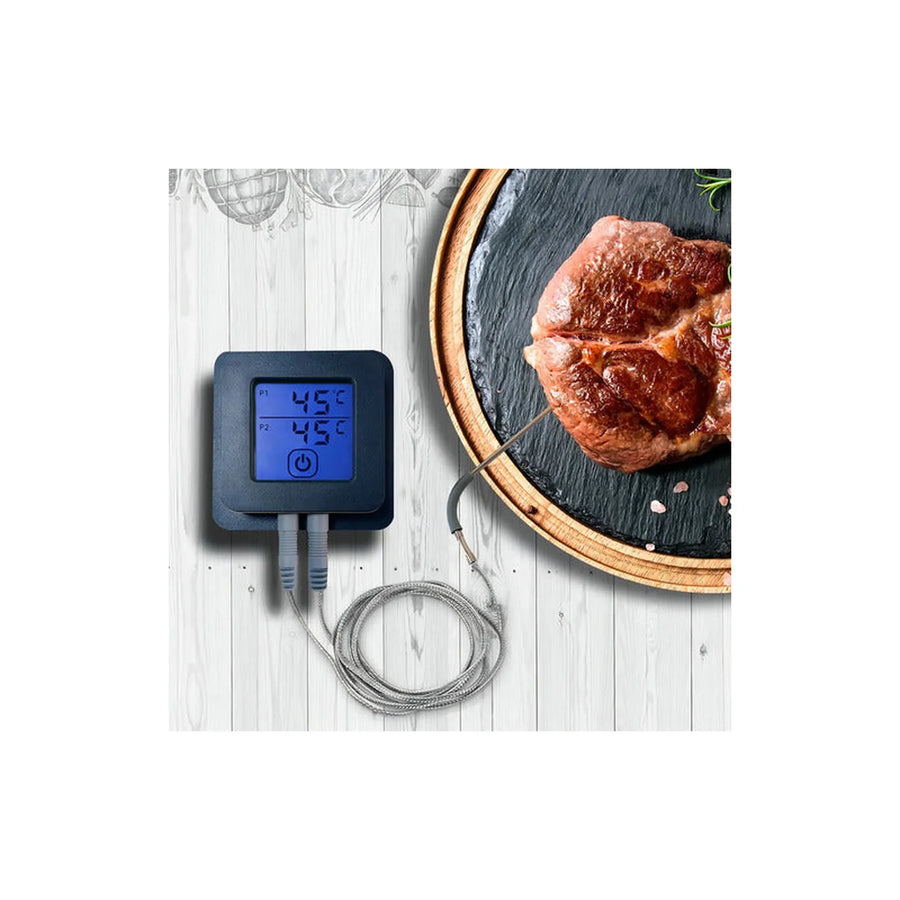 Termómetro Bluetooth Digital 2 Sondas Carne Asado Bbq