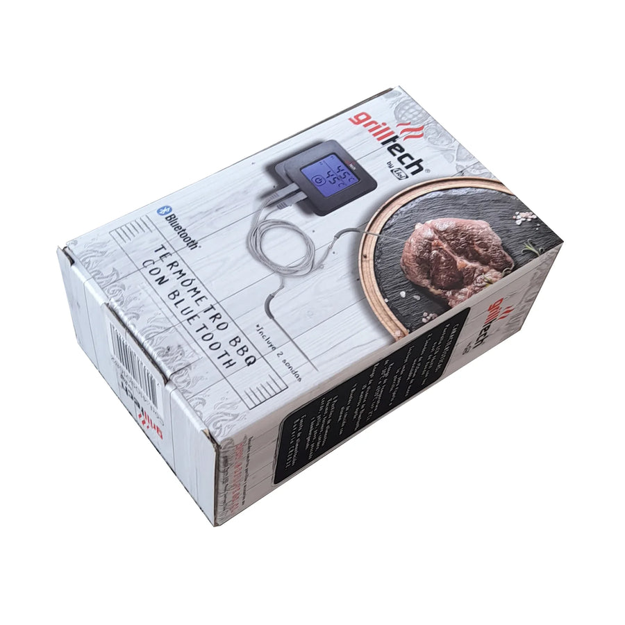 Termómetro Bluetooth Digital 2 Sondas Carne Asado Bbq