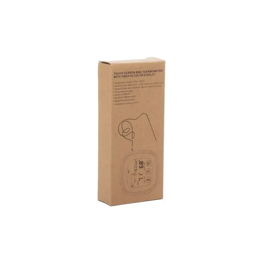 Termómetro Digital Para Carnes Asado Parrilla Ahumado Bbq Plateado