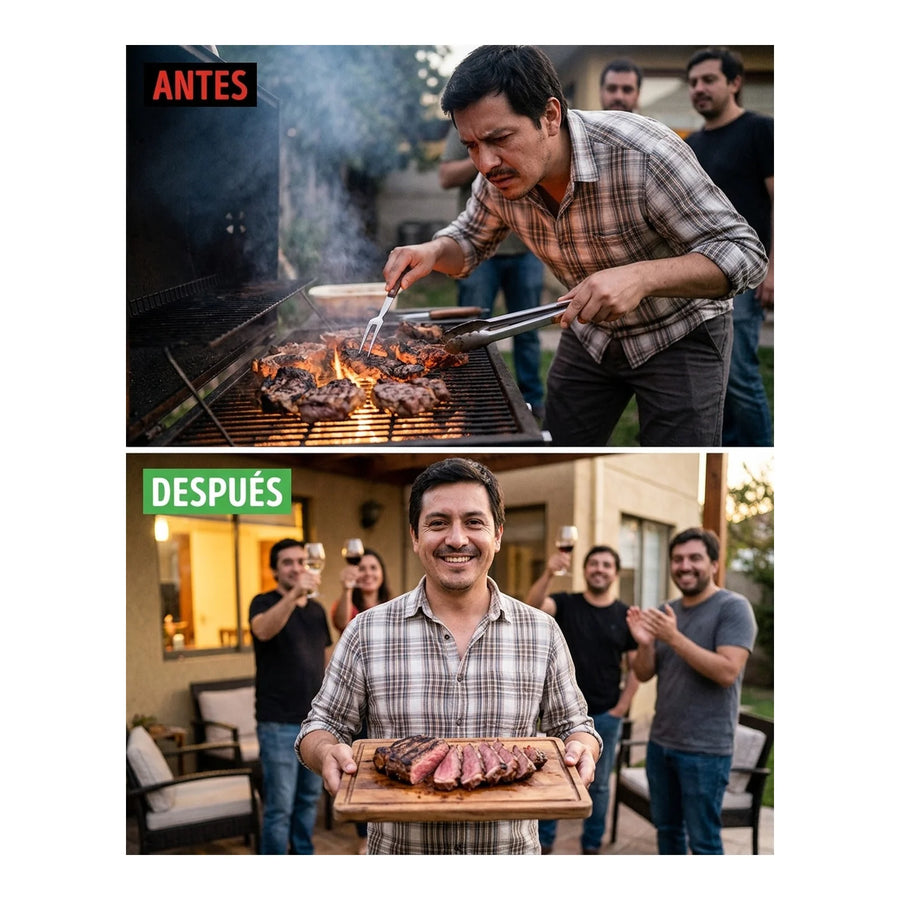 Termómetro Digital Para Carnes Wayu Asado Parrilla Ahumado