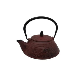 Tetera Hierro Fierro Fundido 800ml Con Infusor Roja