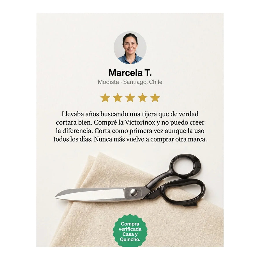 Tijera De Sastre 26 Cm Victorinox Negro 8.1119.26