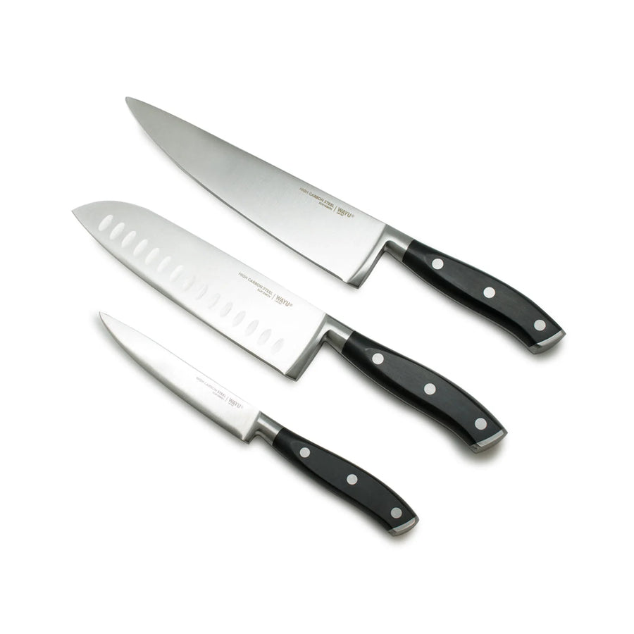 Trilogía en Cuero Kangkawe: Pincho Pro + Cuchillo Catemu + Astil + Grabado Láser