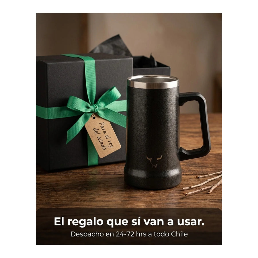 Vaso Acero Inoxidable Wayu 750 Ml Beer Mug Cerveza Bar + Grabado Personalizado