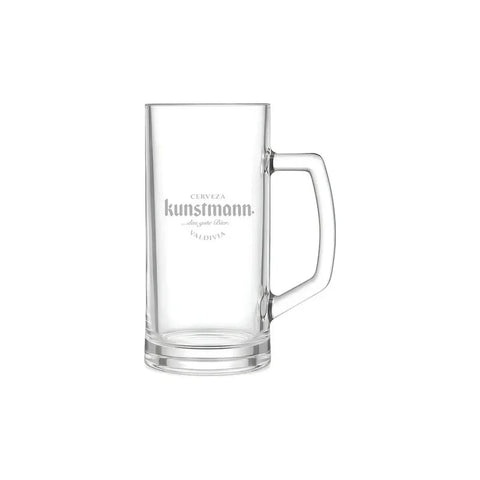 Vaso Cervecero Chopero Kunstmann 600ml Shop Grabado Transparente