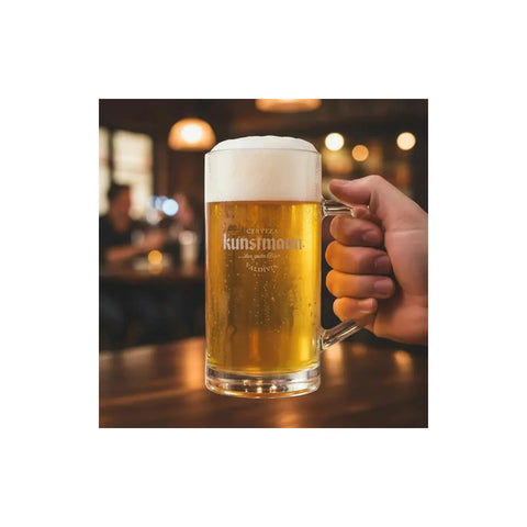 Vaso Cervecero Chopero Kunstmann 600ml Shop Grabado Transparente