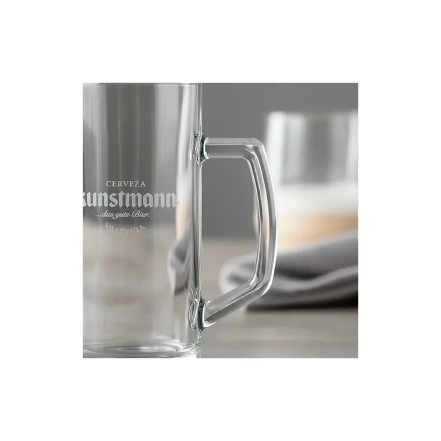 Vaso Cervecero Chopero Kunstmann 600ml Shop Grabado Transparente