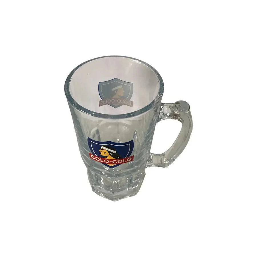 Vaso Cervecero Colo Colo De Vidrio 1 Litro