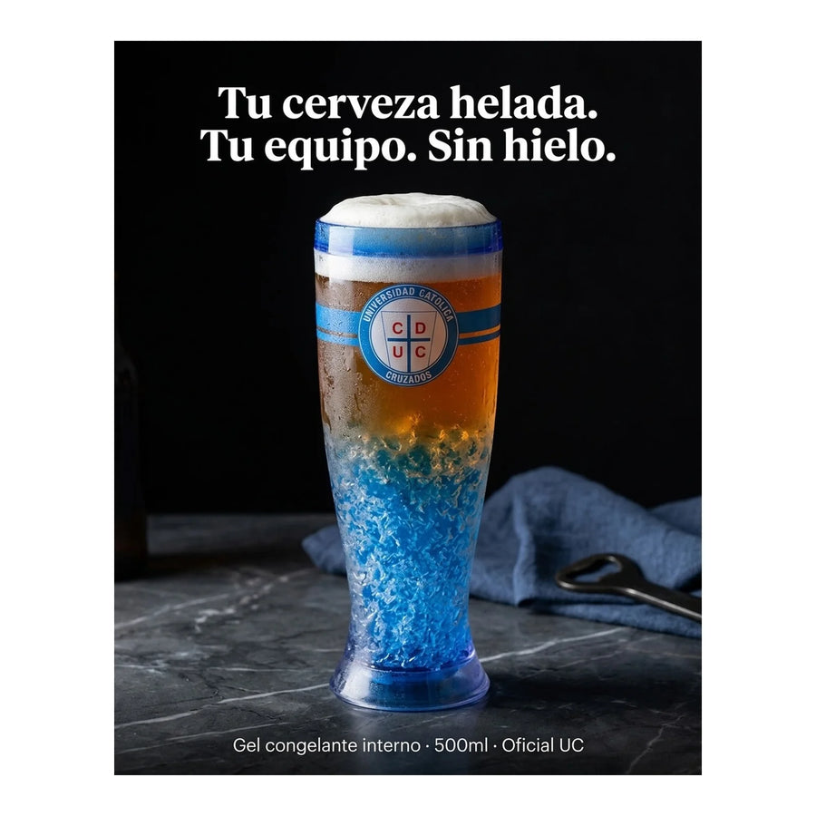 Vaso Cervecero Frozen 500ml Universidad Católica