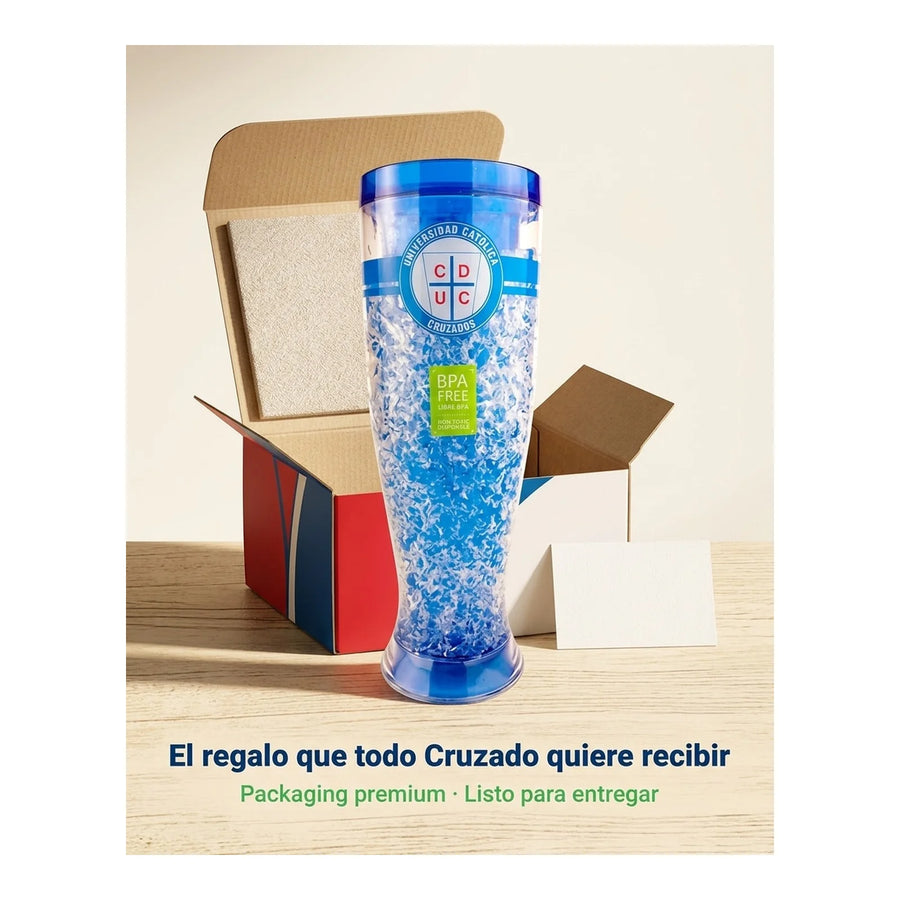 Vaso Cervecero Frozen 500ml Universidad Católica