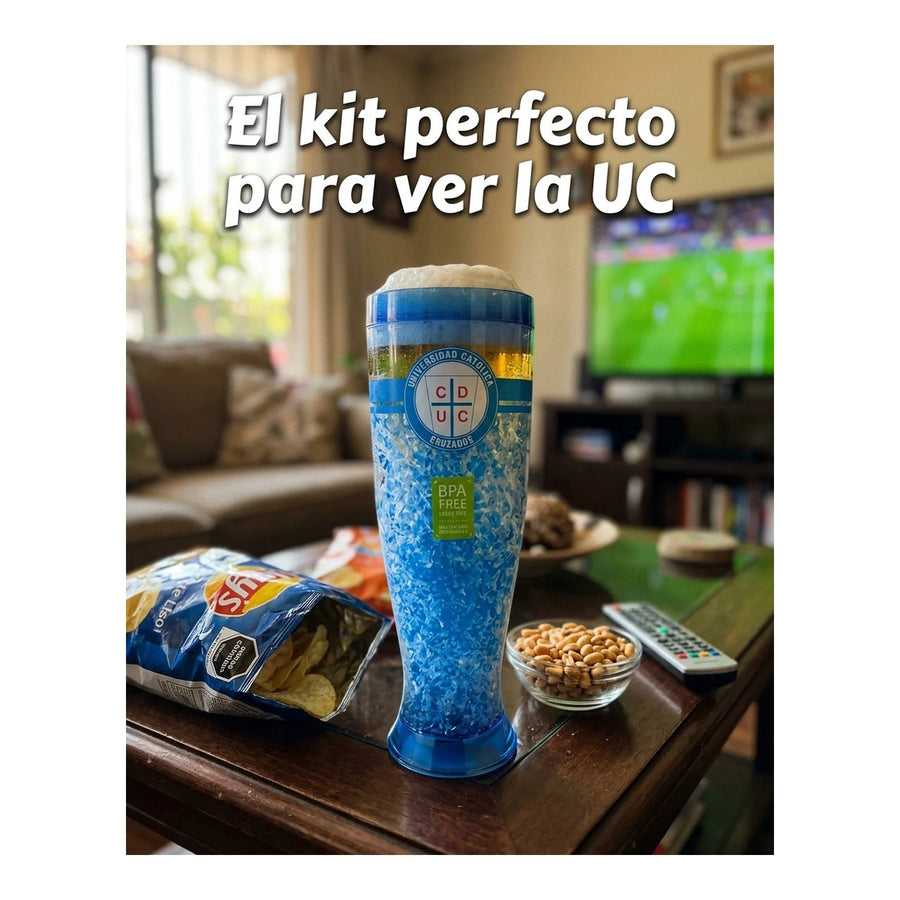 Vaso Cervecero Frozen 500ml Universidad Católica