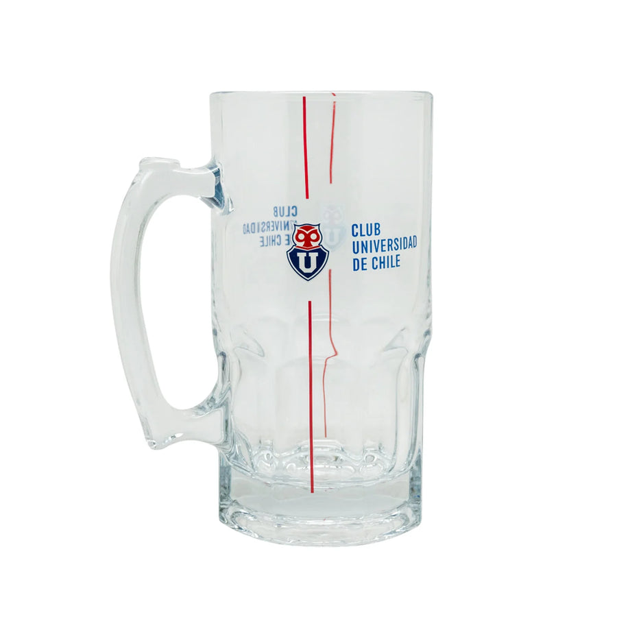 Vaso Cervecero Schopero Universidad De Chile 1 Lt Color Agua