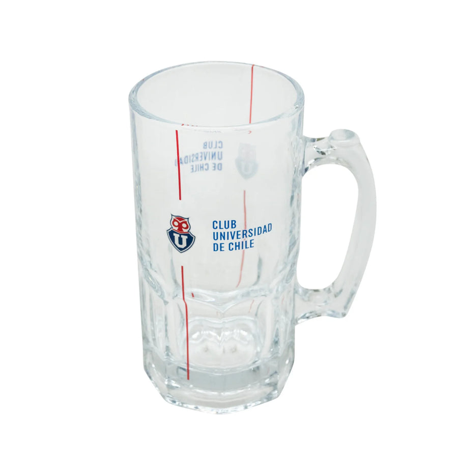Vaso Cervecero Schopero Universidad De Chile 1 Lt Color Agua