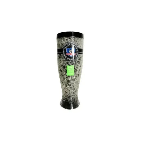 Vaso Frozen Gel Colo Colo Schopero Cerveza Original  600 Ml. Blanco