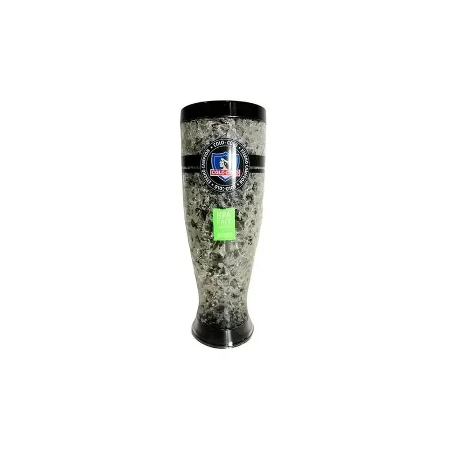 Vaso Frozen Gel Colo Colo Schopero Cerveza Original  600 Ml. Blanco
