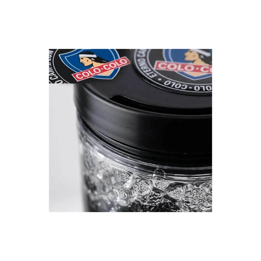 Vaso Frozen Gel Colo Colo Schopero Cerveza Original  600 Ml. Blanco