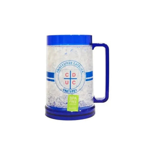 Vaso Shopero 600 Ml Plástico Titanio Universidad Católica Para Bebidas Frías U. Catolica