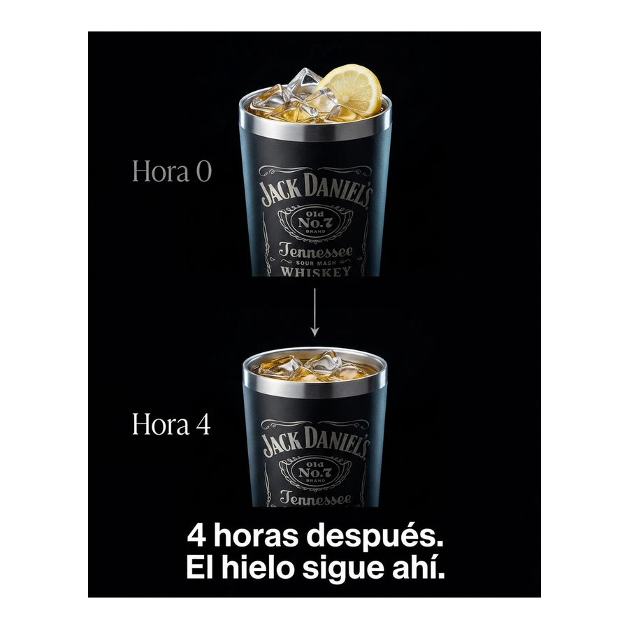 Vaso Térmico Frío/Calor 600ml Jack Daniels+ Destapador