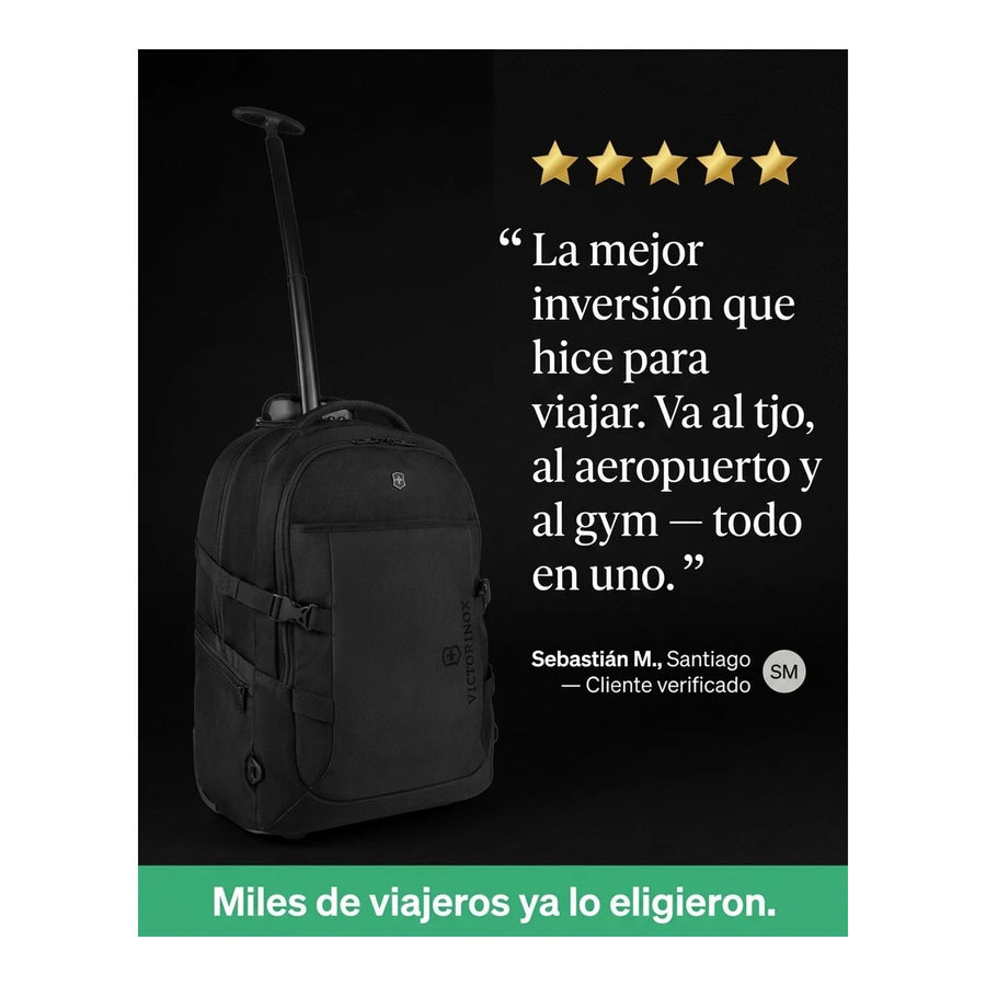 Victorinox Mochila Vx Sport Evo Con Ruedas, Negro