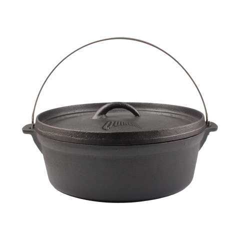 Olla Holandesa Hierro Fundido Con Alzador Fierro Fundido Bbq