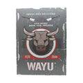 Cuadro Bar Metálico Wayu 40x30 Toro Quincho Parrilla Bbq