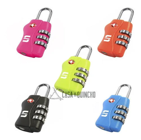 Candado Combinación Scanavini Tsa Casillero Maleta Viaje