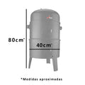 Ahumador Vertical Acero Inox 80cm — Brisket, Costillar y Pollo