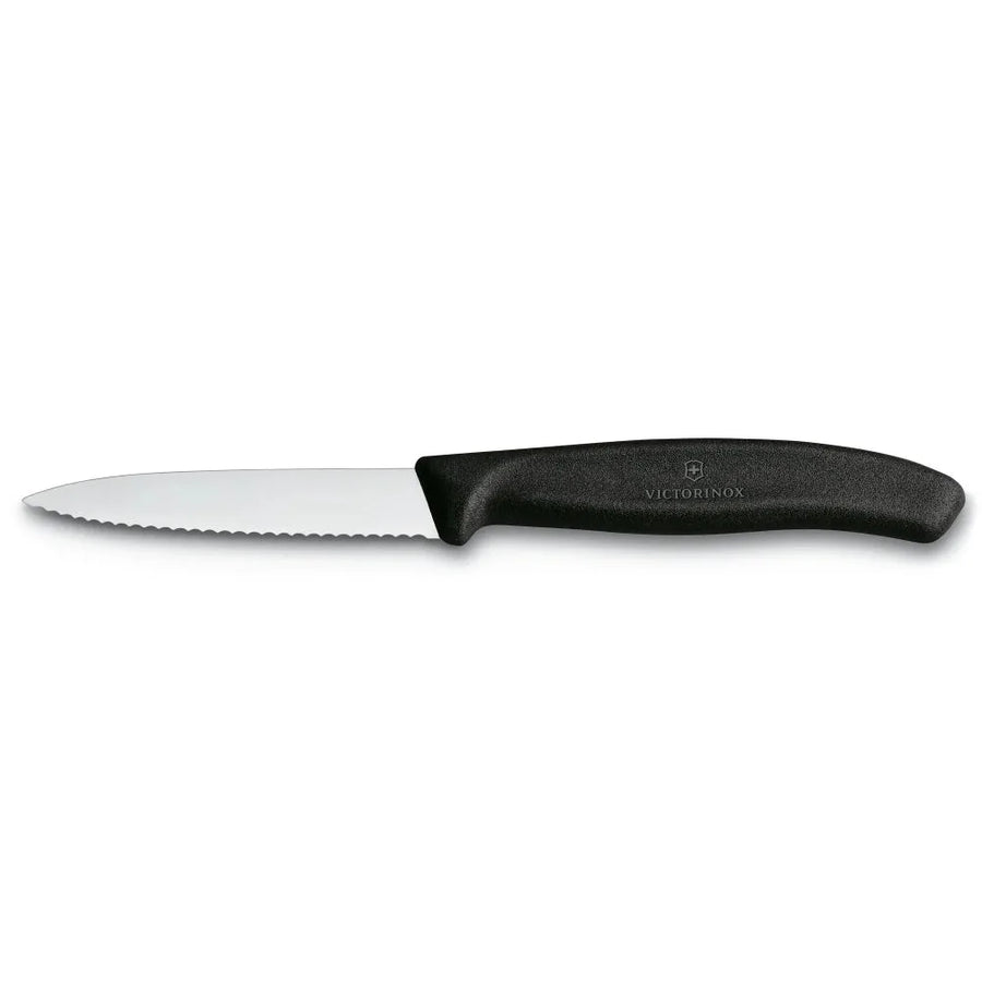 Cuchillo Cocina Victorinox Negro 6.7633 Hoja Dentada 8cm