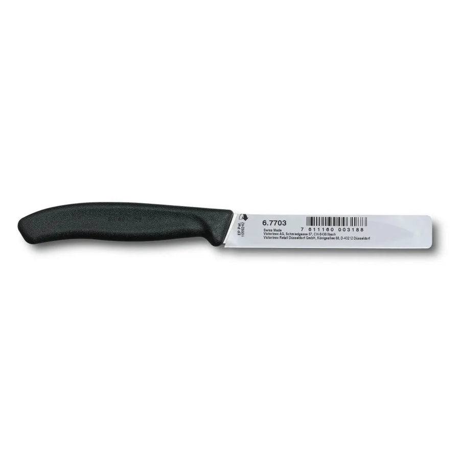 Cuchillo Cocina Victorinox Negro 6.7703 Hoja Recta 10cm