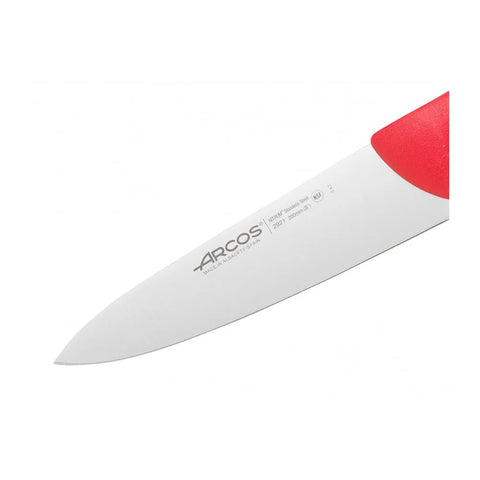 Cuchillo Carnicero Arcos 20cm Profesional Rojo Asado Bbq
