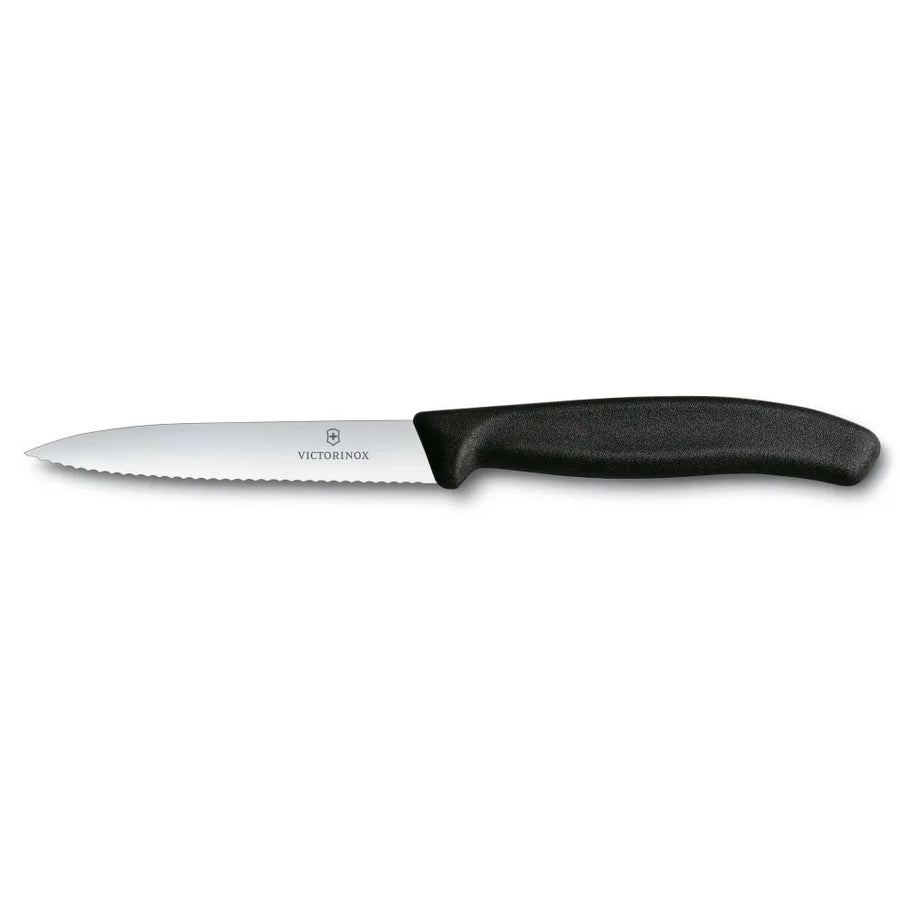 Cuchillo Cocina Victorinox Negro 6.7733 Hoja Dentada 10cm