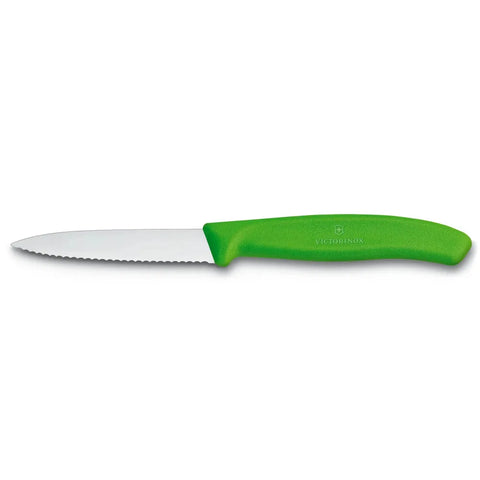 Cuchillo Cocina Victorinox Verde 6.7636.L114 Dentado 8cm