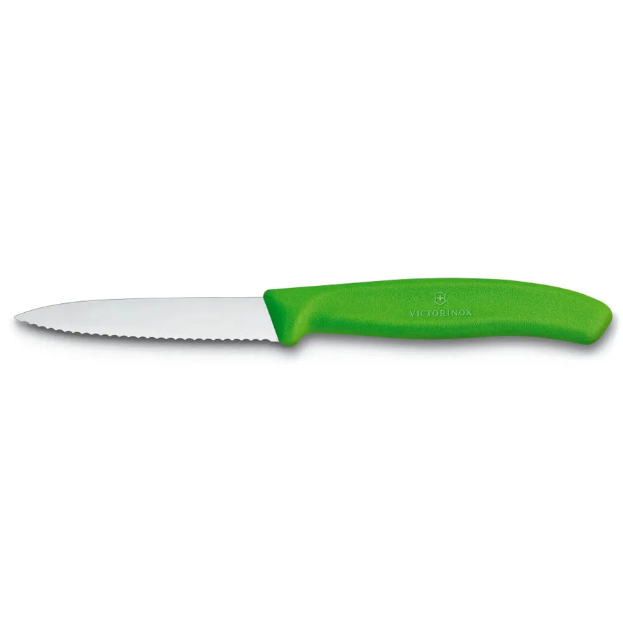 Cuchillo Cocina Victorinox Verde 6.7636.L114 Dentado 8cm
