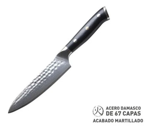 Cuchillo Acero Damasco Multiuso + Grabado Láser