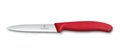 Cuchillo Cocina Victorinox Rojo 6.7731 Dentado Punta 10cm