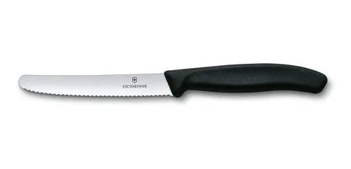 Cuchillo Cocina Victorinox Negro 6.7833 Dentado Curva 10cm